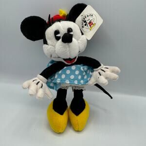 Vintage Disney Mickey & Co GUND Minnie Mouse Stuffed Plush Toys 8 Inches